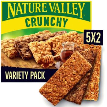 Nature Valley Crunchy Variety Pack Cereal Bars (5 x 42g)