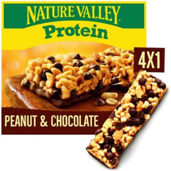 Nature Valley Protein Peanut & Chocolate Cereal Bars (4 x 40g)