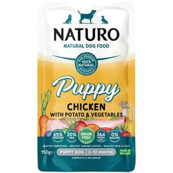 Naturo Puppy Chicken Pouch (150g)