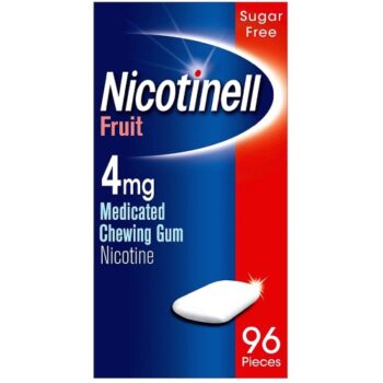 Nicotinell Fruit Medicated Chewing Gum Extra Strength (96 x 4mg)