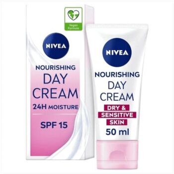 Nivea Nourishing Day Cream for Dry & Sensitive Skin SPF15 (50ml)