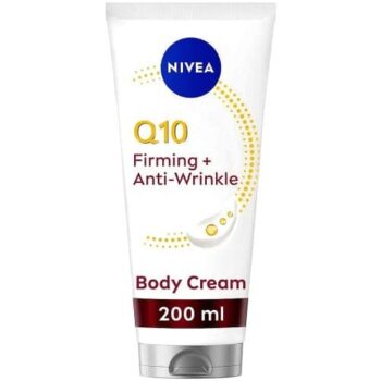 NIVEA Q10 Firming + Anti-Wrinke Body Neck & Chest Cream Moisturiser (200ml)