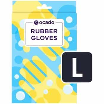 Ocado Regular Household Rubber Gloves Large 1pair