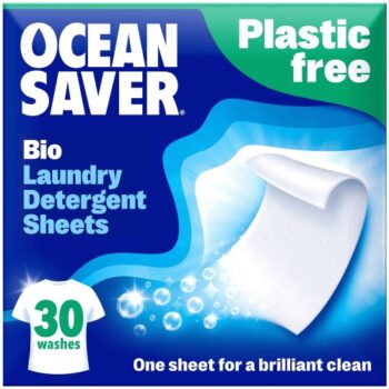 OceanSaver Plastic Free Bio Laundry Detergent Sheets 30 Washes (60g)