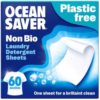 OceanSaver Plastic Free Non-Bio Laundry Detergent Sheets