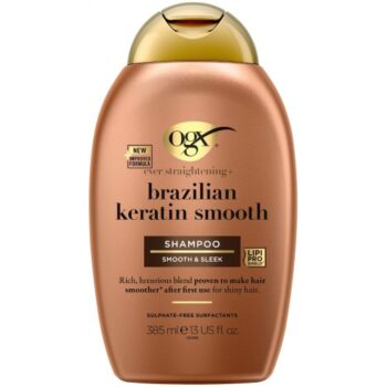 OGX Brazilian Keratin Smooth Shampoo pH Balanced (385ml)