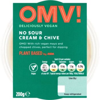 OMV! Deliciously Vegan by Asda No Sour Cream & Chive