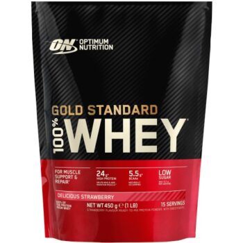 Optimum Nutrition Delicious Strawberry Whey Protein Powder (450g)