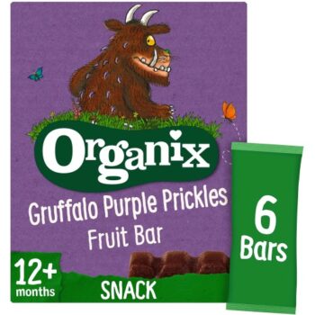 Organix Gruffalo Purple Prickles Blackcurrant Fruit Bars (6 x 17g)