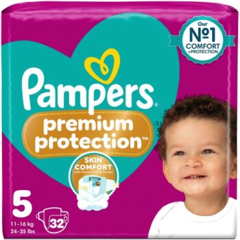 Pampers Active Fit Nappies Size 5 Essential Pack (11kg, 16kg)