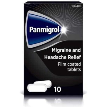 Panmigrol Migraine and Headache Relief Paracetamol Tablets (10 x 250mg, 65mg)