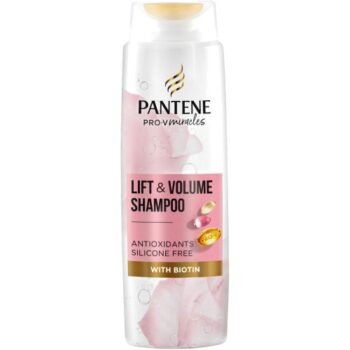 Pantene Pro-V Miracles Lift & Volume Hair Silicone Free Shampoo with Biotin & Rose Water (400ml)