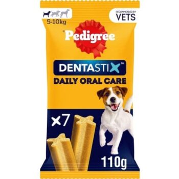 Pedigree Dentastix Daily Adult Small Dog Treats 7 Dental Sticks (7 x 110g)