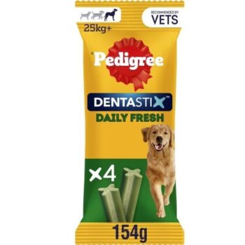 Pedigree Dentastix Fresh Daily Large Dog Dental Treats 4 Sticks