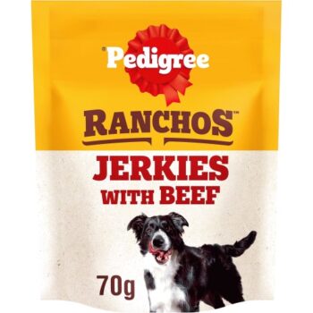 Pedigree Ranchos Jerkies With Beef Dog Treats (70g)