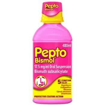 Pepto Bismol For 5 Symptom Stomach Relief (480ml)
