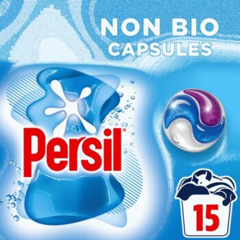 Persil Non Bio 3 in 1 Sensitive Laundry Detergent Washing Capsules 15 Washes (405g)