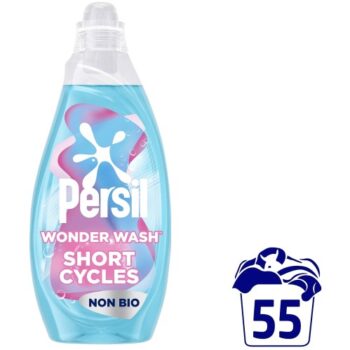 Persil Wonder Wash Liquid Detergent Sensitive Non Bio 55 Washes (1485ml)