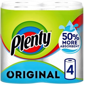 Plenty Original Kitchen Roll 4 Rolls