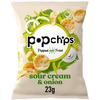 Popchips Sour Cream & Onion Crisps