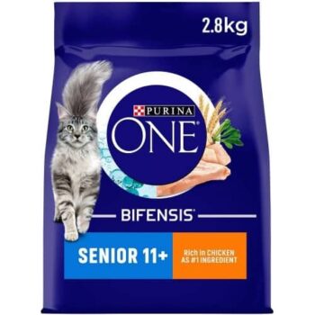 Purina ONE Bifensis Senior 11+ Dry Cat Food Chicken (2.8kg)
