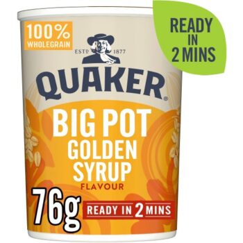 Quaker Golden Syrup Porridge Big Pot (76g)