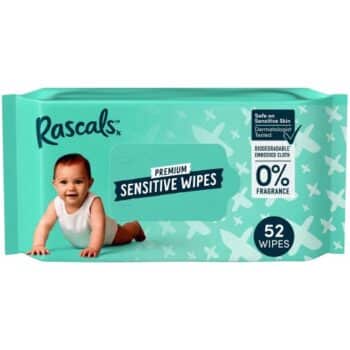 Rascals Rascals Premium Sensitive Wipes 52 Count (52)
