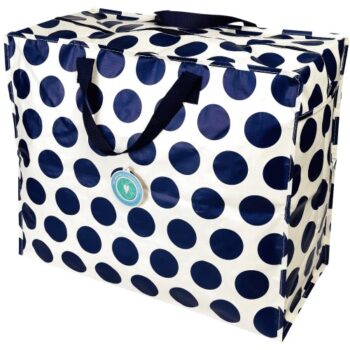 Rex London Navy Spots Jumbo Storage Bag