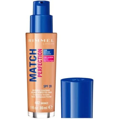 Rimmel London Match Perfection Foundation 402 Bronze SPF 20 (30ml)
