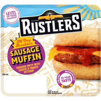 Rustlers All Day Breakfast Sausage Muffin (155g)