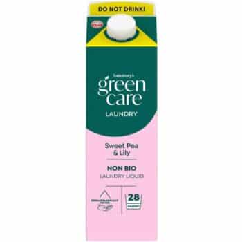 Sainsbury's Greencare Laundry Sweet Pea & Lily Non Bio Laundry Liquid (1 Litre)