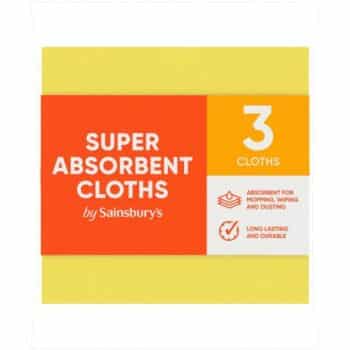 Sainsbury's Super Absorbent Cloths (3)