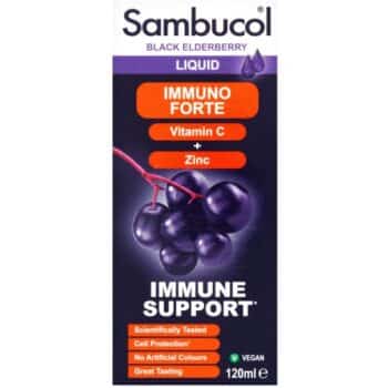 Sambucol Black Elderberry Immuno Forte Liquid Extract Formula (120ml)