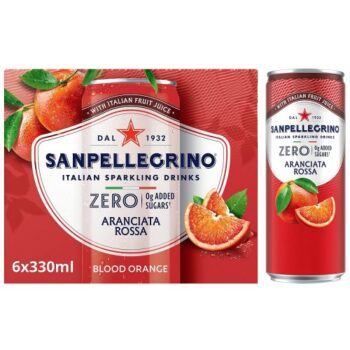 San Pellegrino Zero Blood Orange (6 x 330ml)
