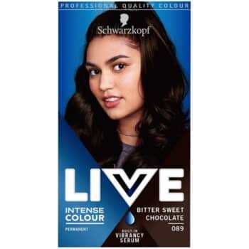 Schwarzkopf Live Intense Colour Permanent Hair Dye Bitter Sweet Chocolate 089 (143ml)