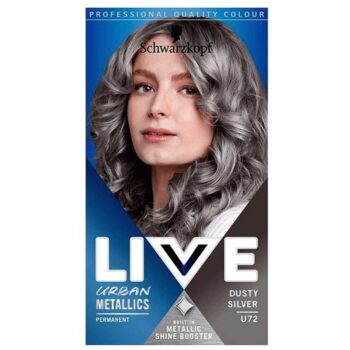 Schwarzkopf Live Urban Metallics Permanent Hair Dye Dusty Silver U72