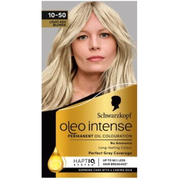 Schwarzkopf Oleo Intense Light Ash Blonde 10-50 Permanent Colour (115g)