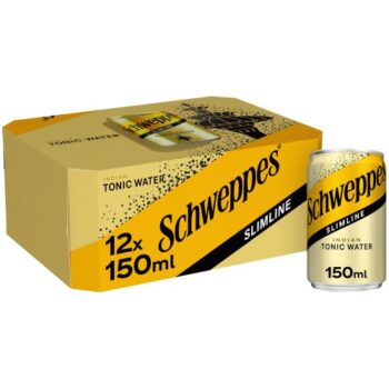 Schweppes Slimline Tonic Water Mini Cans (12 x 150ml)