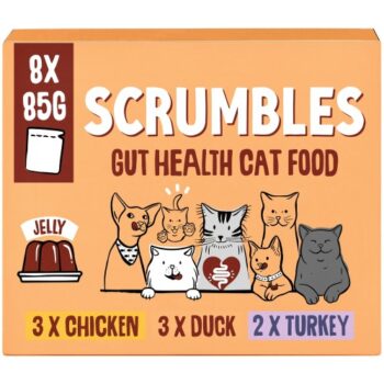 Scrumbles Jelly Gut Health Cat Food (8 x 85g)