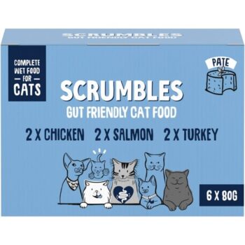 Scrumbles Wet Cat Pate Classic Selection (6 x 80g)