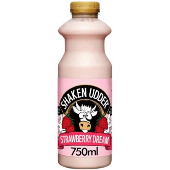 Shaken Udder Strawberries & Clotted Cream Milkshake (750ml)