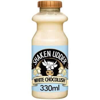 Shaken Udder White Choc Milkshake (330ml)