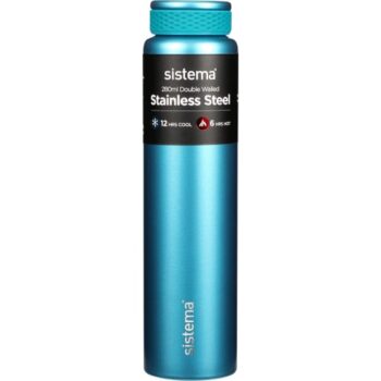 Sistema Hydrate Multicolour Stainless Steel Bottle (280ml)