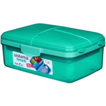 Sistema Slimline Quaddie Lunch Box (1.5 Litre)