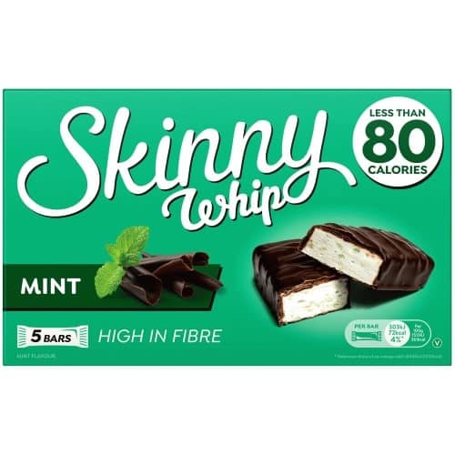 Skinny Whip Mint & Dark Chocolate Bars (5 x 20g)