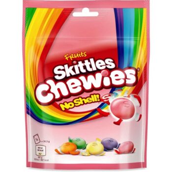 Skittles Chewies Fruit Flavoured Sweets Pouch Bag (137g)