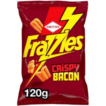 Smiths Crispy Bacon Sharing Crisps Frazzles Flavour Snacks (120g)