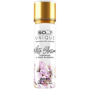 So...? Unique White Blossom Tuberose & Pear Blossom Body Mist (150ml)