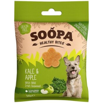 Soopa Kale & Apple Healthy Dog Treat Bites (50g)