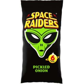 Space Raiders Pickled Onion Multipack Crisps (6 x 13g)